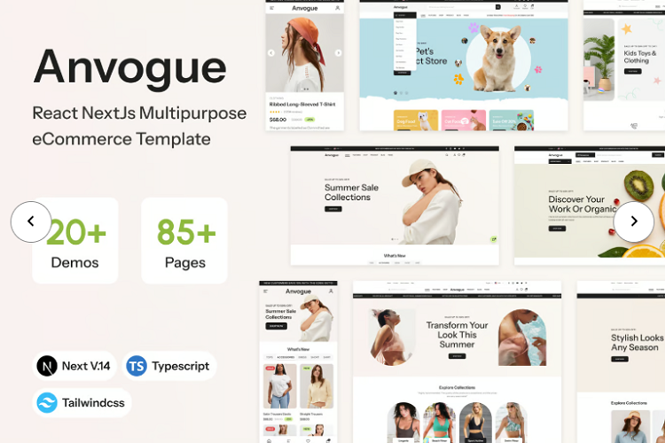 E-Commerce Landing Page